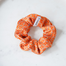 Gumka z jedwabnego krawata pomarańczowy kalejdoskop