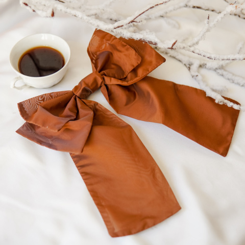 Kokarda do włosów cynamonowa