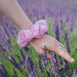 Gumka do włosów różowa