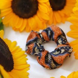 Gumka z jedwabnego krawata słońce i księżyc