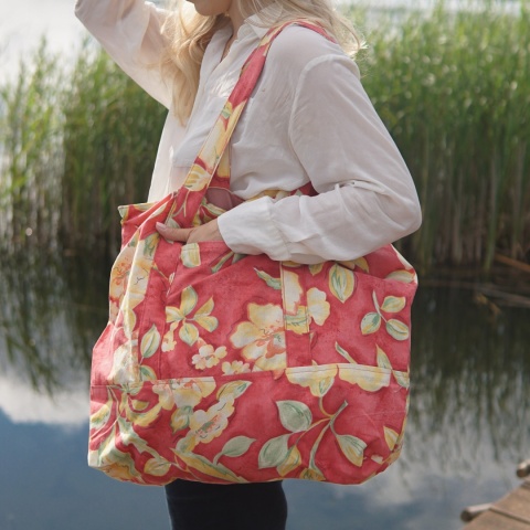 Torba XL w kwiaty Torba XL w kwiaty